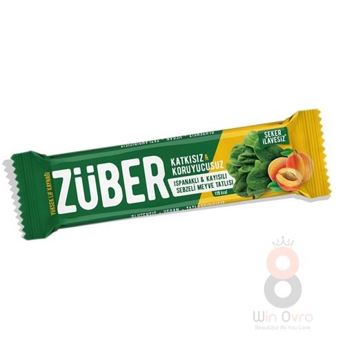 Züber Ispanaklı ve Kayısılı Sebzeli Meyve Tatlısı (35 gr)