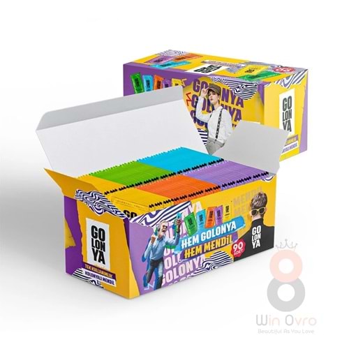 Golonya Karma Kolonyalı Mendil 90lı