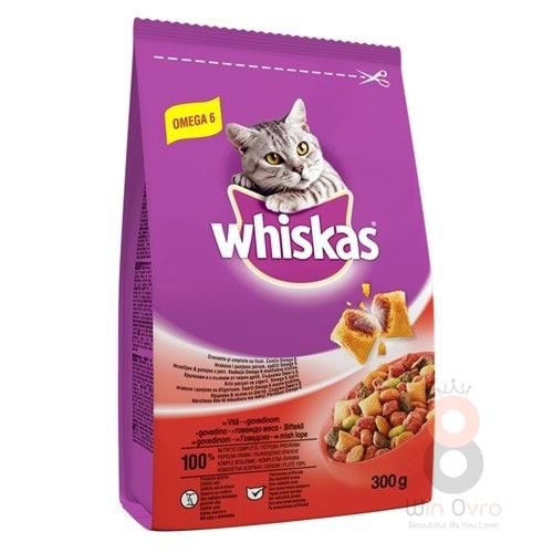 Whiskas Kuru Biftek & Havuç 300 gr