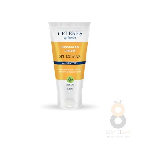 Celenes Herbal Güneş Kremi 100 Spf 50ml.