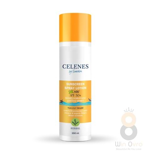 Celenes Herbal Güneş Koruyucu Losyon Spray 50 Spf Çocuk