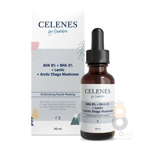 Celenes AHA + BHA + Lactin + Arctic Chaga Mushroom 30 ml