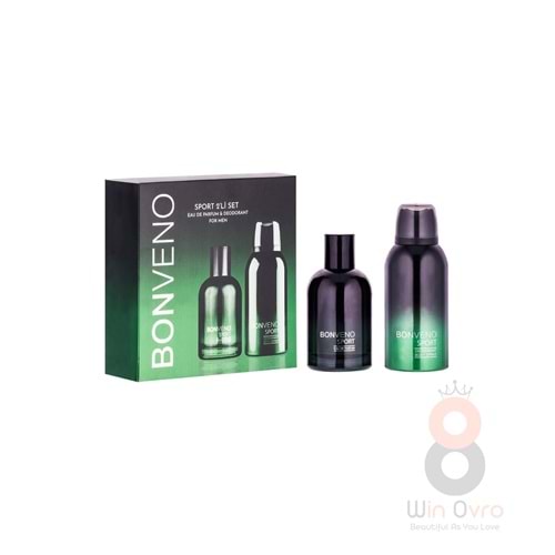 Bonveno Sport Edp 100 ml Erkek Parfümü ve 150 ml Erkek Deodorant Set