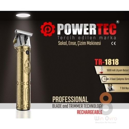 Powertec 1818 Tıraş Makinesi