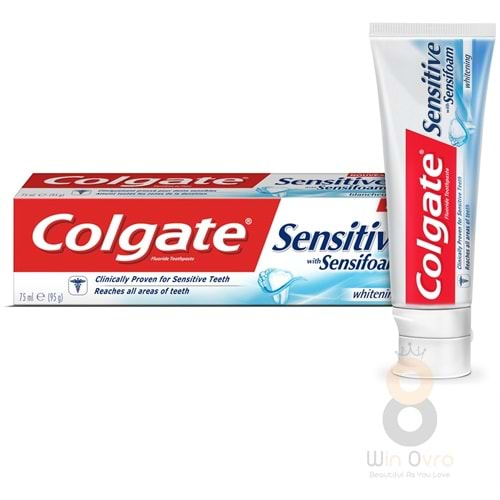 Colgate Sensitive Sensifoam Beyazlatıcı Diş Macunu 75 ml