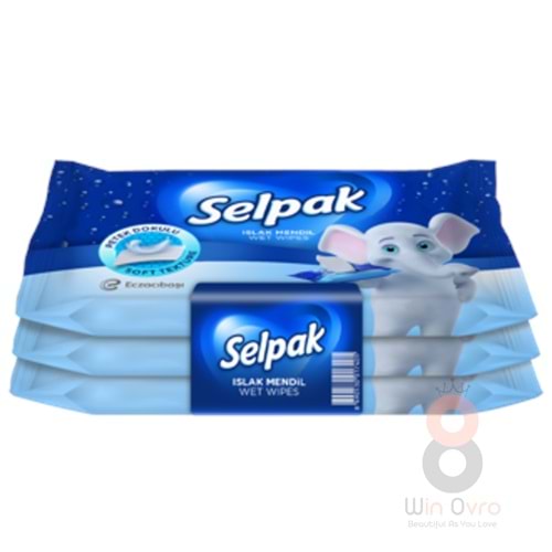 Selpak Klasik Islak Cep Mendil 3’Lü