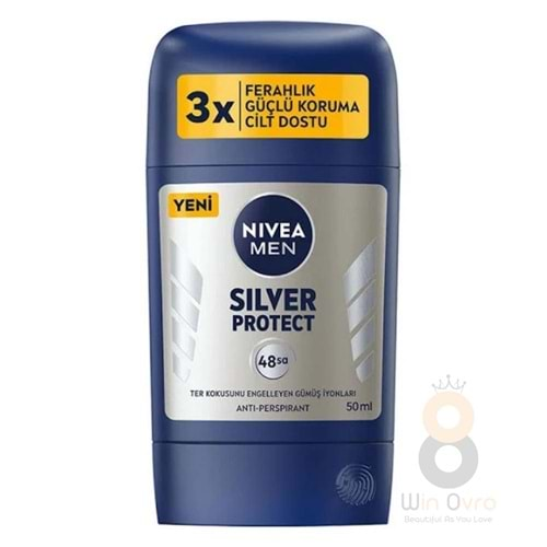 Nivea Men Erkek Stick Deodorant Silver Protect 50ml