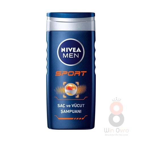 Nivea Men Sport Erkekler İçin Saç,Yüz ve Vücut Şampuanı 500