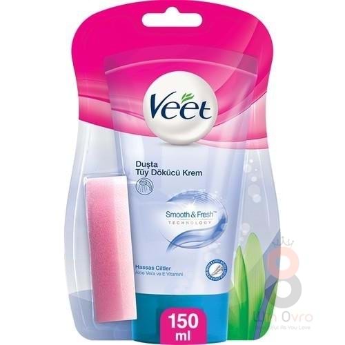 Veet Duşta Tüy Dökücü Krem Bacak & Vücut Bölgesi Hassas Ciltler 150 ml