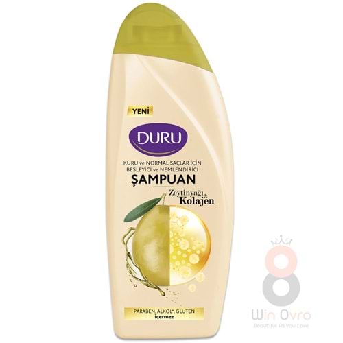 Duru Zeytinyağı&Kolajen Kuru Ve Normal Saçlar İçin Şampuan 500 Ml