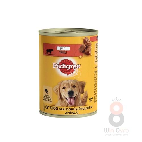 Pedigree Köpek Maması 400 G Sığır Etli Jöleli Konserve