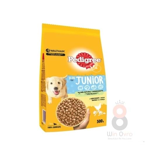Pedigree Tavuklu ve Pirinçli Yavru Köpek Maması 500gr