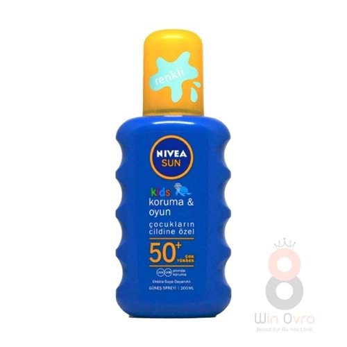 Nivea Sun Kids Caring Çocuk Güneş Spreyi 50+ Spf 200 ml