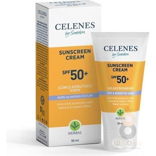 Celenes Herbal Spf 50 Kuru Ve Hassas Güneş Kremi 50 Ml