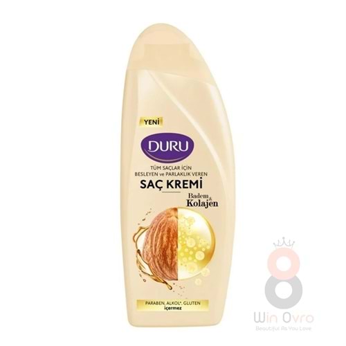 Duru Saç Kremi 500 ml Kolajen-Badem