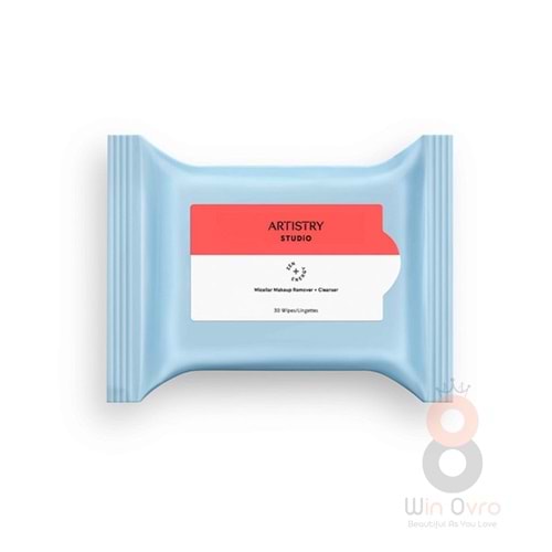 ARTISTRY Studio Micellar Makeup Remover + Cleanser Makyaj ve Yüz Temizleme Mendili