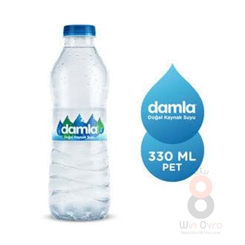 Damla Doğal Kaynak Suyu 330 ml. Pet Şişe
