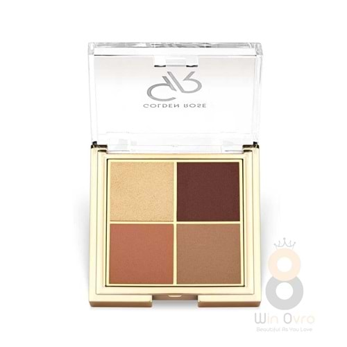 Golden Rose Quattro Eyeshadow Palette 06 Sunset Date