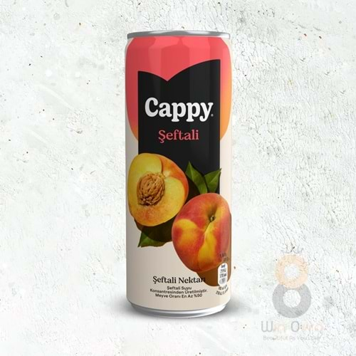 Cappy Şeftali Nektarı Suyu Kutu 330 ml.