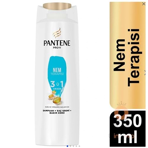 Pantene Nem Terapisi 3'ü1 Arada Şampuan 350 ml