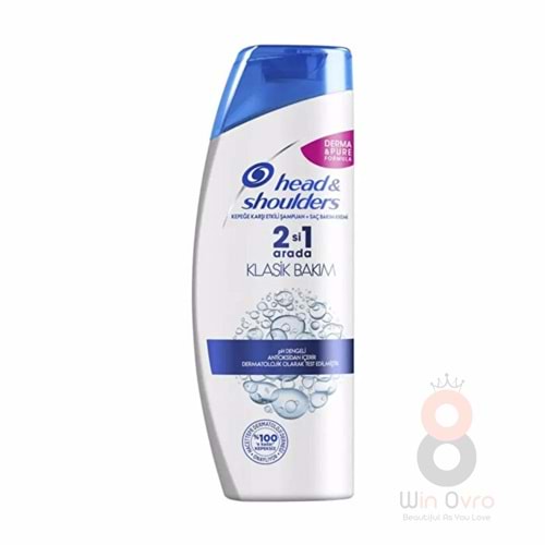 Head & shoulders 2'si 1 Arada Klasik Bakım Şampuanı 350 Ml