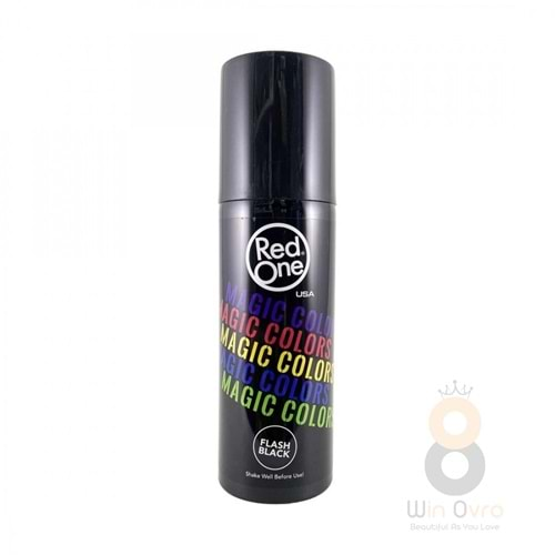 RedOne Magic Colors Sprey Saç Boyası Black 100 ml