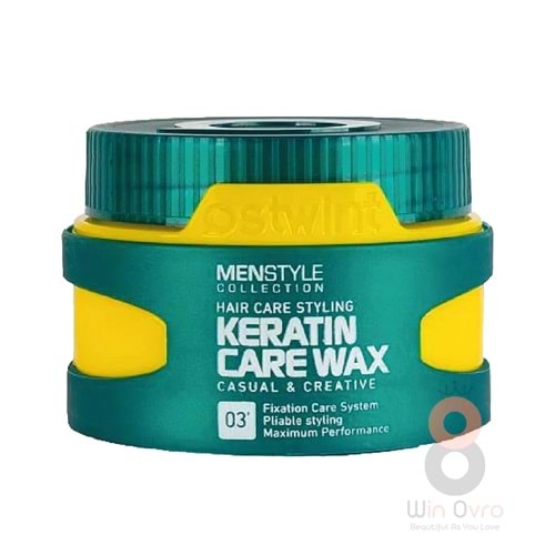 Ostwint MenStyle Collection Saç Şekillendirici Wax Keratin Care No:3 Sarı 150gr