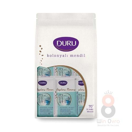 Duru Kolonyalı Mendil Bosphorus Memories 50 Adet 1 Paket DOYPACK
