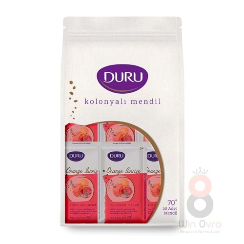 Duru Kolonyalı Mendil Immersive 50 Adet 1 Paket DOYPACK