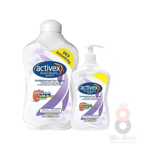 Activex Sıvı Sabun Hassas Koruma Avantajlı Paket 1 Lt + 500 ml.