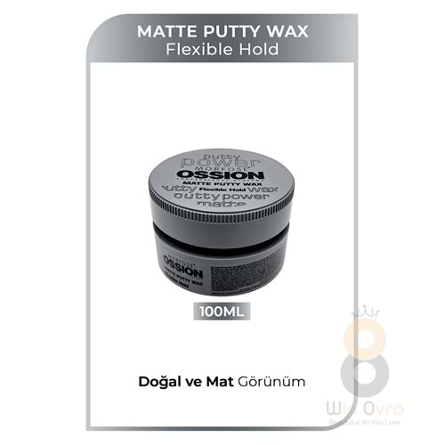 Morfose Ossion Flexible Hold Putty Kremsi Mat Wax 100 ml