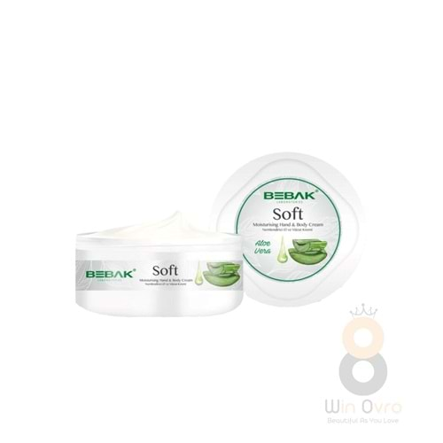 Bebak Nemlendirici El & Vücut Kremi Aloe Vera - Soft Moisturising Hand & Body Cream 300 ml