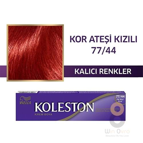 KolestonTüp Saç Boyası Kor Ateşi Kızılı 77/44