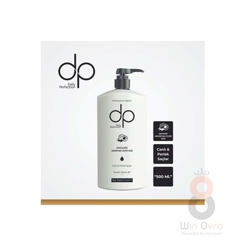 Dp Daily Perfection Organik Hindistan Cevizi Yağı Profesyonel Saç Bakım Kremi 500 ml