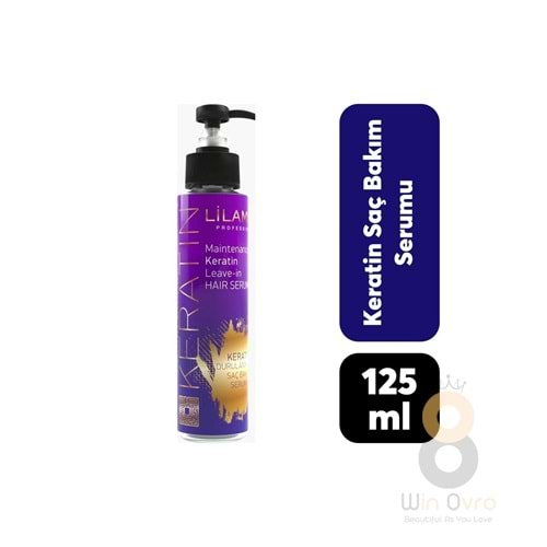 Lilamor 125 ml. Keratin Saç Bakım Serumu