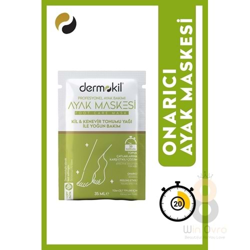 Dermokil Kil & Kenevir Yağlı Ayak Maskesi 35 ml.