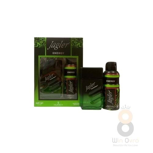 Jagler Energy Men Parfüm 90 ml. + Deodorant 150 ml Gift Set Kofre