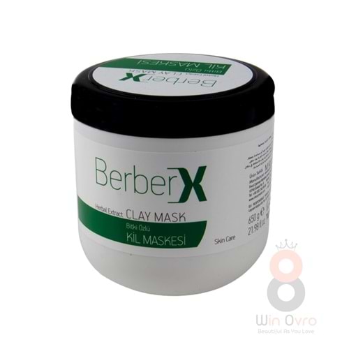 BerberX Herbal Extract Clay MASK Skin Care Bitki Özlü Kil Maskesi 650 g.