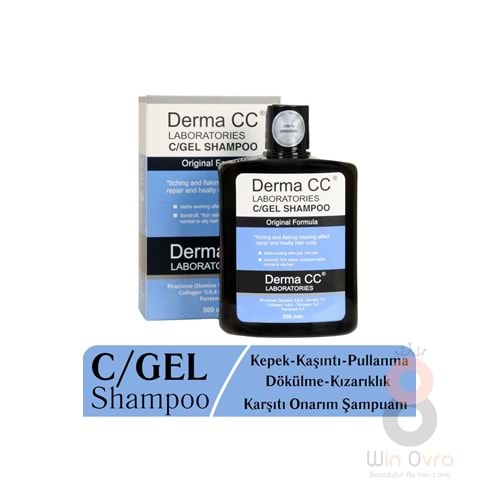 Derma CC Laboratories C/gel Şampuan Saç Dökülmesi-kepek-kaşıntı Karşıtı Ve Şampuanı 500ml