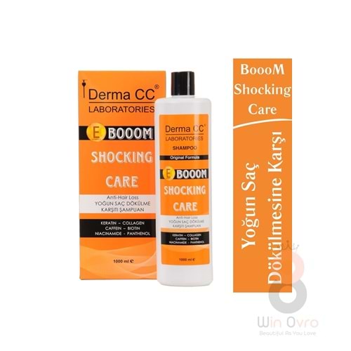 Derma CC Laboratories Booom Shocking Care - Yoğun Dökülme Karşıtı Şampuan 1000 Ml