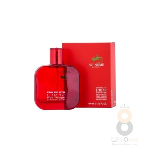 No Nome Red Edt 100 ml Erkek Parfümü Lacoste Kırmızı