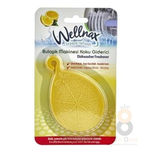 Wellnax Bulaşık Makinası Koku Giderici Taze Limon