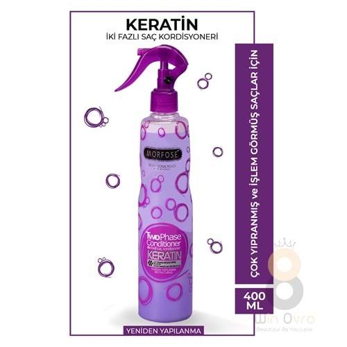 Morfose Keratin Içerikli Fön Suyu Mor 400 Ml