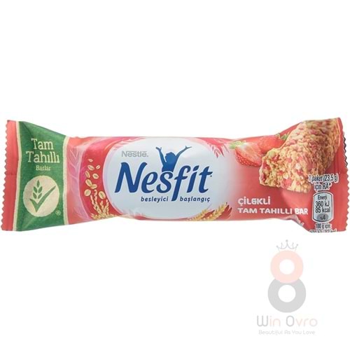 Nestle Nesfit Çilekli Tam Tahıllı Bar 23.5 Gr.