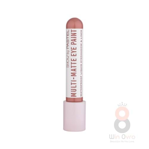 Show By Pastel Multi-Matte Eye Paint Waterproof Eyeshadow&Liner - Waterproof Mat Likit Far ve Eyeliner 83 Stylish 4.2 ml