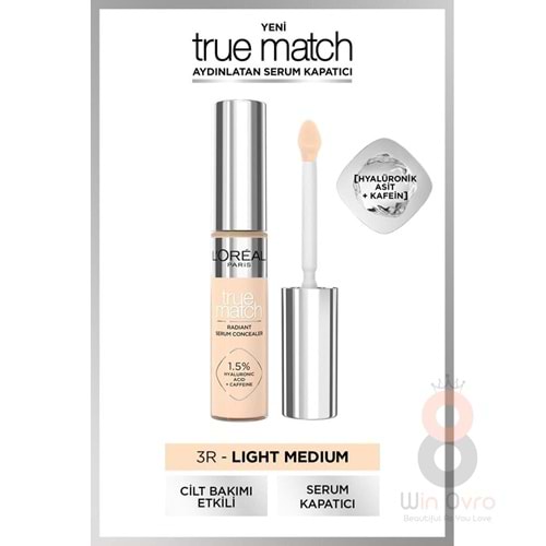 Loreal Paris True Match Aydınlatan Serum Kapatıcı - 3r 11 ml