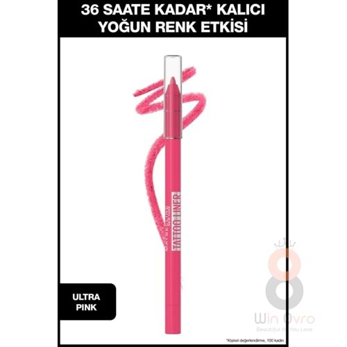 Maybelline New York Tattoo Liner Jel Göz Kalemi - Ultra Pink