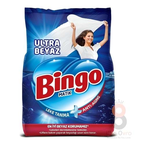 Bingo Çamaşır Deterjanı 4Kg Ultra Beyaz