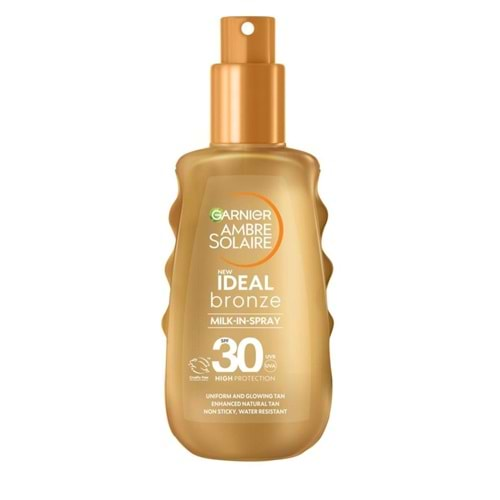 Garnier Ambre Solaire İdeal Bronzluk Güneş Koruyucu Sprey SPF30 150ML