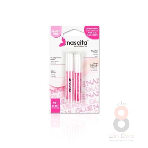 Nascita Pembe Takma Tırnak Yapıştırıcısı - 04